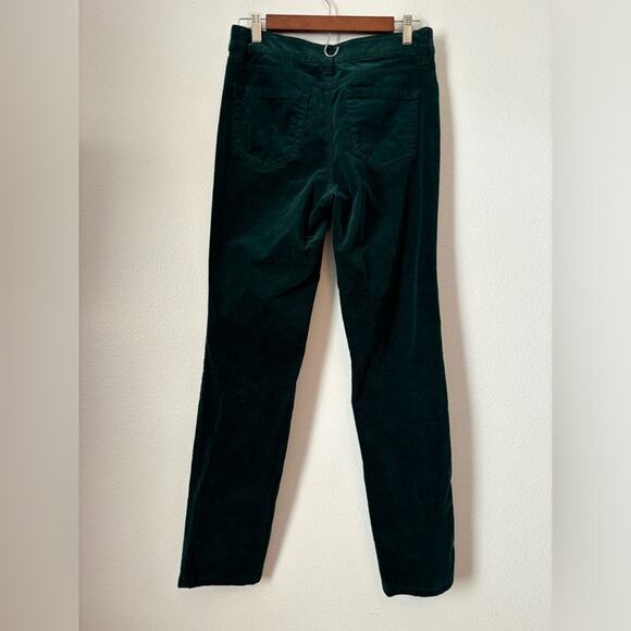 St Johns Bay Women's 8 Retro 90's Y2K Green Festival Hippie Corduroy Pants - Picture 8 of 11